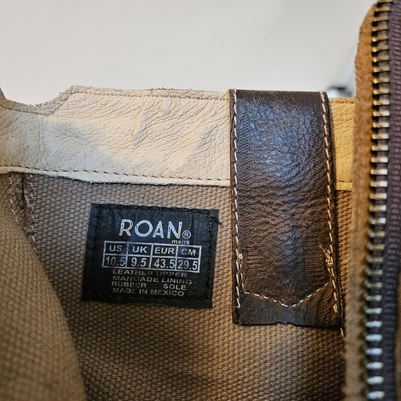 Roan by Bed Stu Colton Brown Leather Boots Size 10.5 Mens - Picture 7 of 7